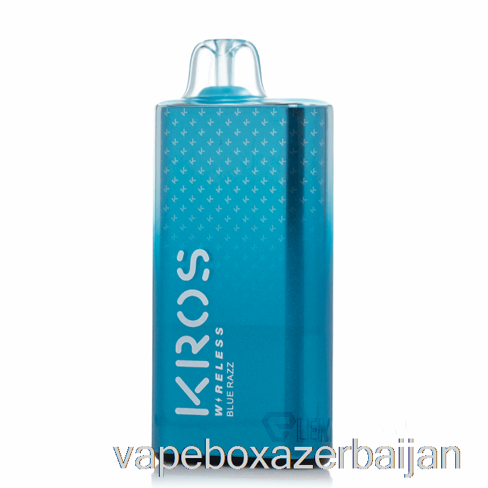 Vape Box Azerbaijan Kros Wireless 9000 Disposable Blue Razz